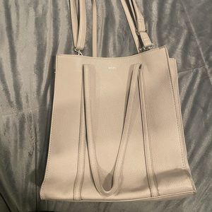Roots Soft Tan Leather Tote Bag